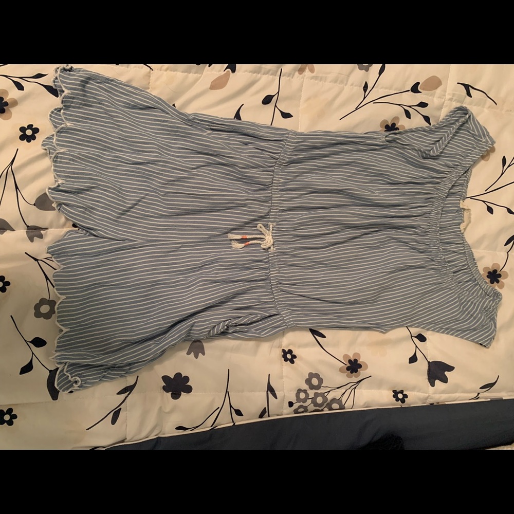 H&M girls off the shoulder romper (with pockets)